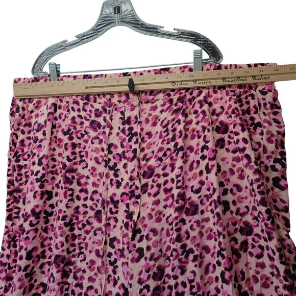 Torrid Womens Pants Multi-Color Size 2R 100% Rayon Stretch Pull On Wide Leg - Picture 2 of 12